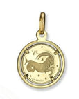 Rich Jewellery Jewellery - Necklace 10K Yellow Gold Capricorn Zodiac Disc Pendant