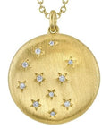 SC Jewellery - Necklace 14K Yellow Gold 0.06ctw Diamond Constellation Disc Necklace