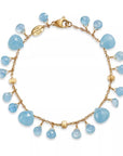 Marco Bicego Jewellery - Bracelet BB2584-AQ01 MB Paradise Aquamarine Dangle Bracelet