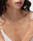 Birks Jewellery - Necklace Birks 18K Two Tone Rosée du Matin Diamond Crossover Necklace
