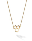Birks Jewellery - Necklace Birks 18K Yellow Gold Bee Chic Triple Honeycomb Necklace