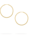 Birks Jewellery - Earrings Birks 18K Yellow Gold Hoop Earrings 29 MM