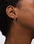 Birks Jewellery - Earrings Birks 18K Yellow Gold Hoop Earrings 29 MM