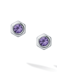 Birks Unclassified Birks Bee Chic Amethyst Silver Stud Earrings