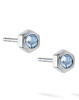 Birks Unclassified Birks Bee Chic Aquamarine Silver Stud Earrings