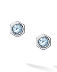 Birks Unclassified Birks Bee Chic Aquamarine Silver Stud Earrings