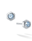 Birks Unclassified Birks Bee Chic Aquamarine Silver Stud Earrings