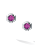 Birks Unclassified Birks Bee Chic Pink Tourmaline Silver Stud Earrings