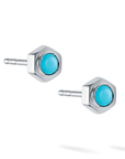 Birks Unclassified Birks Bee Chic Turquoise Silver Stud Earrings