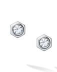 Birks Unclassified Birks Bee Chic White Quartz Silver Stud Earrings