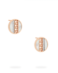 Birks Jewellery - Earrings - Stud Birks Dare to Dream 18k Rose Gold Mother-of-Pearl and Diamond Circle Earrings