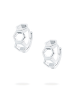 Birks Unclassified Birks Iconic Silver Bee Chic Huggie Earrings