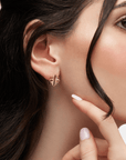 Birks Unclassified Birks Muse Guilloche Yellow Gold Earrings, Small