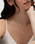 Birks Jewellery - Necklace Birks Muse Guilloche Yellow Gold Pendant Necklace