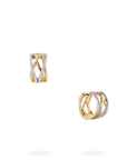 Birks Jewellery - Earrings - Hoop Birks Rosée du Matin Diamond and Yellow Gold Earrings