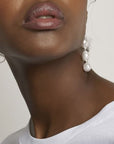 Birks Jewellery - Earrings - Drop Birks Silver Triple Baroque Pearl Drop Earrings