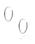 Birks Jewellery - Earrings - Hoop Birks Sterling 30mm Muse Detail Hoops