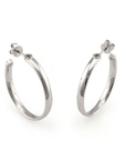 Birks Jewellery - Earrings - Hoop Birks Sterling 30mm Muse Detail Hoops