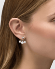 Birks Jewellery - Earrings - Stud Birks Sterling Rock and Pearl Earring Jackets