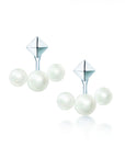 Birks Jewellery - Earrings - Stud Birks Sterling Rock and Pearl Earring Jackets