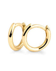 Breuning Jewellery - Earrings - Hoop Breuning 14K Yellow Gold Narrow 10mm Huggie Hoops
