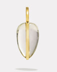 By Pariah Jewellery - Necklace BY PARIAH 14k Yellow Gold Green Amethyst Small Pebble Pendant