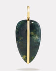 By Pariah Jewellery - Necklace By Pariah 14K Yellow Gold Large Agate Pebble Pendant