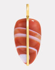 By Pariah Jewellery - Necklace By Pariah 14K Yellow Gold Large Carnelian Pebble Pendant