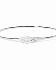 dinh van Jewellery - Bracelet dinh van 18K White Gold Serrure Jonc Diamond Bracelet