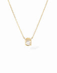 dinh van Jewellery - Necklace dinh van 18K Yellow Gold Medium Le Cube Diamond Necklace