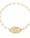 dinh van Jewellery - Bracelet dinh van 18K Yellow Gold Medium Menottes Chain Bracelet