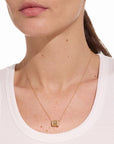 dinh van Jewellery - Necklace dinh van 18K Yellow Gold Pulse Diamond Pave 3 Row Pendant Necklace