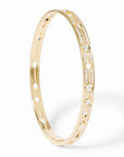 dinh van Jewellery - Bracelet dinh van 18K Yellow Gold Pulse Diamond Pave Bracelet