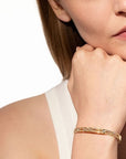dinh van Jewellery - Bracelet dinh van 18K Yellow Gold Pulse Diamond Pave Bracelet