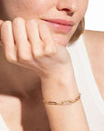 dinh van Jewellery - Bracelet dinh van 18K Yellow Gold Small Maillon Diamond Bracelet