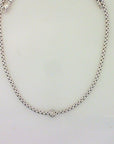 Fope Jewellery - Necklace Fope 18K White Gold 3mm Eka Diamond Necklace