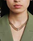 Fope Jewellery - Necklace Fope 18K White Gold Necklace with Diamond Rondel