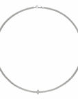 Fope Jewellery - Necklace Fope 18K White Gold Necklace with Diamond Rondel