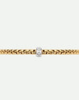 Fope Jewellery - Bracelet Fope 18K Yellow Gold and Diamond 4mm Eka FlexIt Bracelet Size Medium