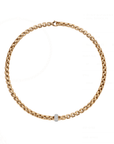 Fope Jewellery - Necklace FOPE 18k Yellow Gold Diamond Pave Eka Necklace