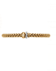 Fope Jewellery - Bracelet FOPE 18k Yellow Gold Diamond Solo Bracelet