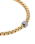 Fope Jewellery - Bracelet Fope 18K Yellow Gold Eka Diamond Flex It Bracelet
