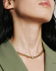 Fope Jewellery - Necklace Fope 18K Yellow Gold Flat Vendome Decklace with Diamonds