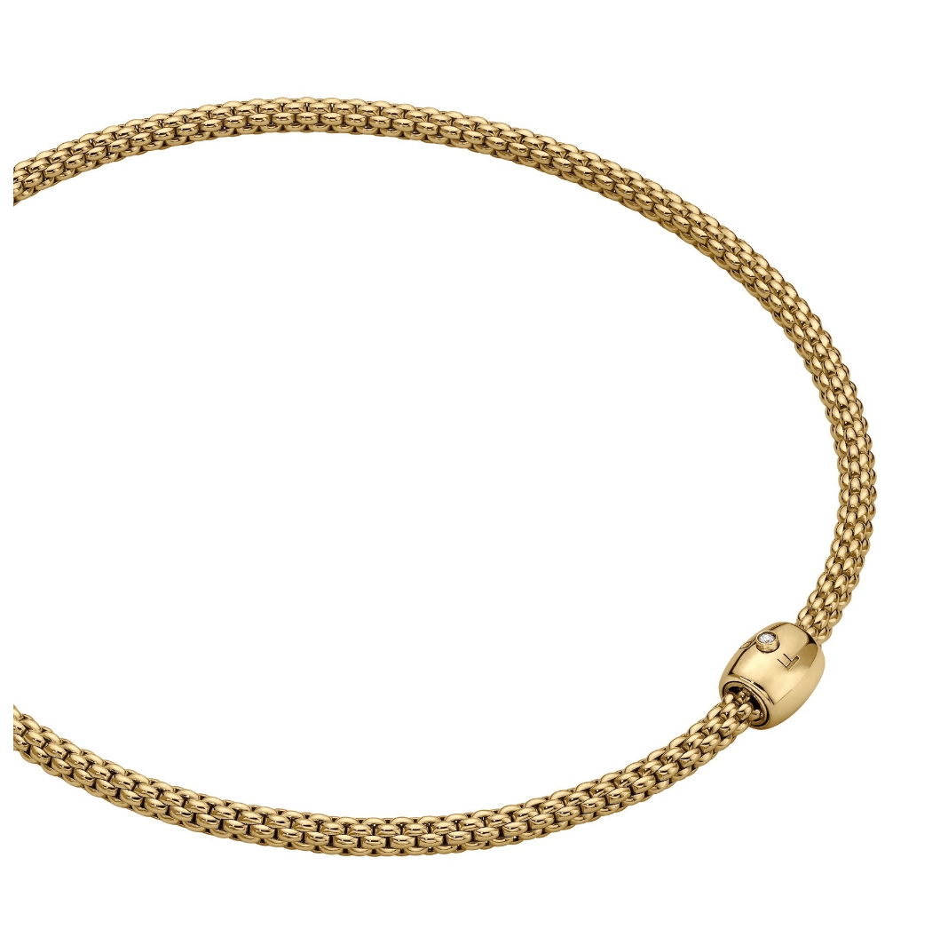 18k store yellow gold necklace