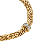 Fope Jewellery - Necklace FOPE 18K Yellow Gold Love Nest 0.33ct Pave Diamond Necklace