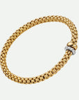 Fope Jewellery - Bracelet Fope 18K Yellow Gold Solo Bracelet with Diamond Rondel