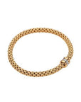 Fope Jewellery - Bracelet Fope 18K Yellow Gold Solo Diamond Rondel Bracelet