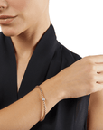Fope Jewellery - Bracelet FOPE Eka 18k White Gold Flex'it Bracelet with Diamond Pave