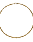Fope Jewellery - Necklace FOPE Solo 18k Yellow Gold Diamond Necklace