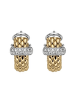 Fope Jewellery - Earrings - Stud FOPE Vendome 18k Yellow Gold 0.20ct Diamond Earrings